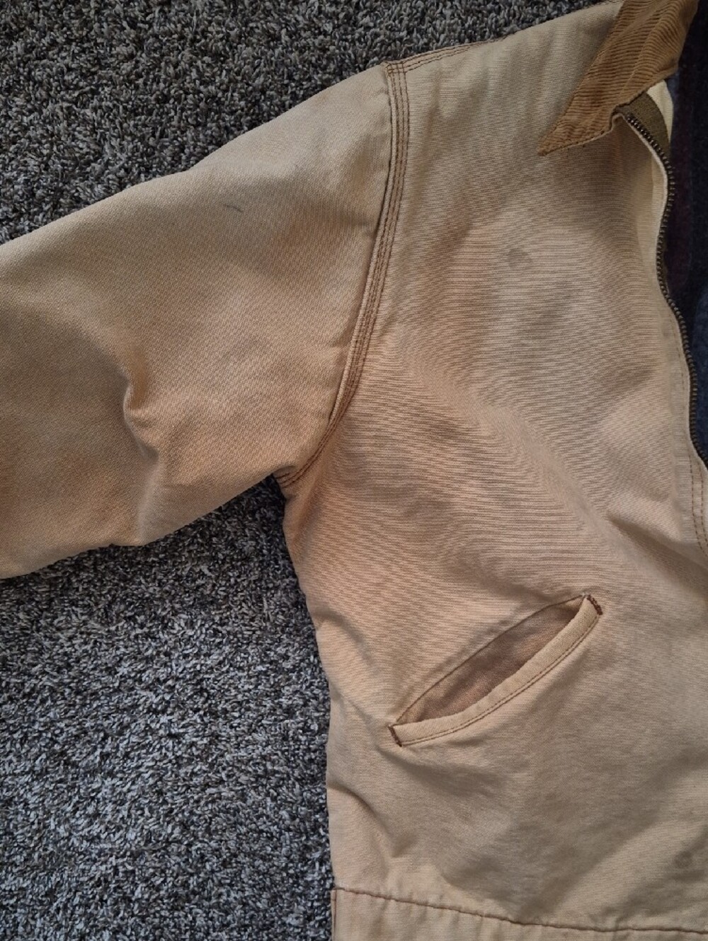 Vintage Carhartt Tan Detroit Jacket - Picture 9 of 15